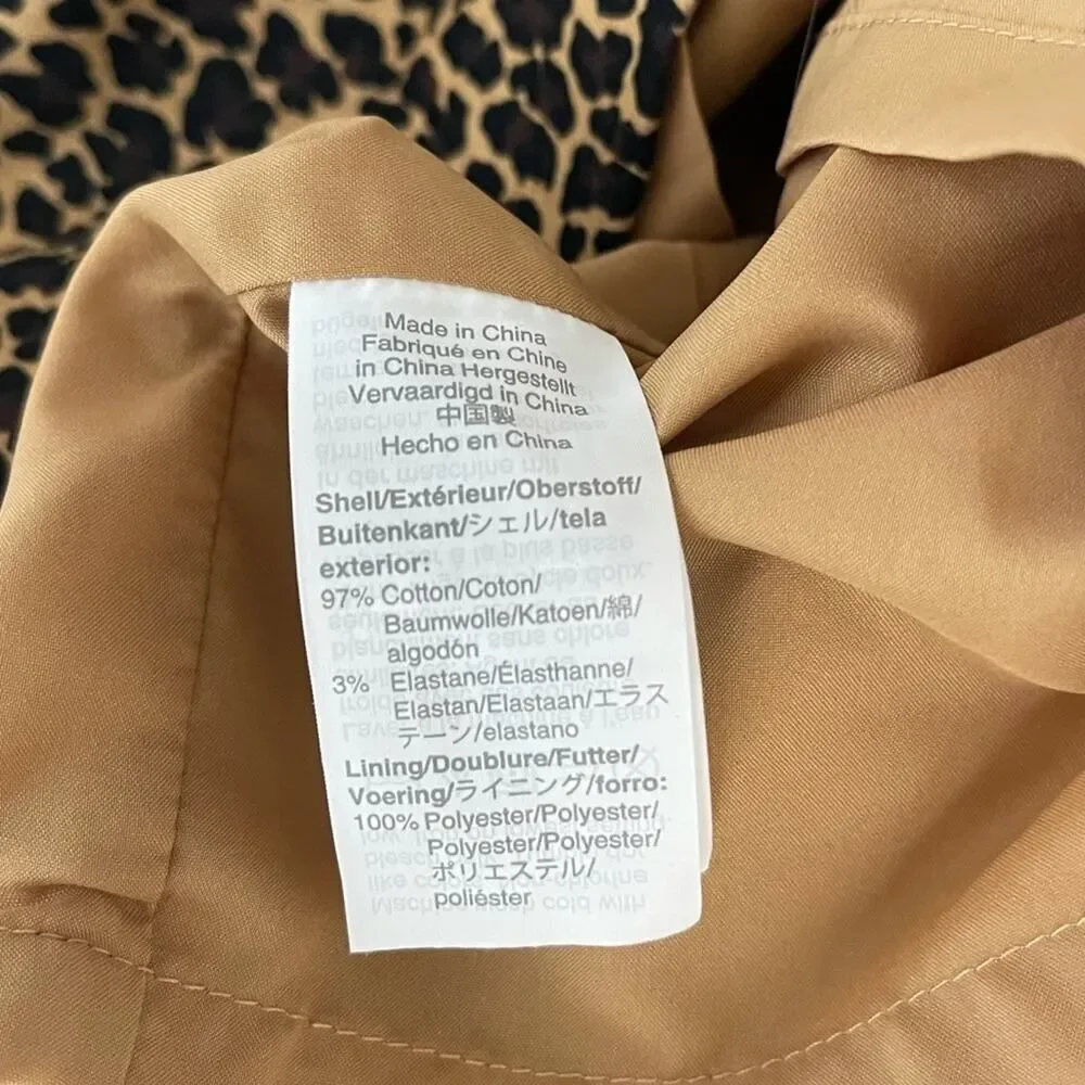 J. Crew Leopard Sleeveless Midi Dress
